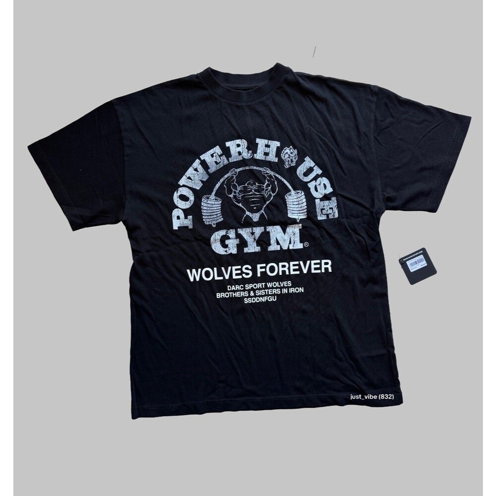 Darc Sport x Powerhouse Gym Of The Wolves Premium Tee Men’s Medium NWT